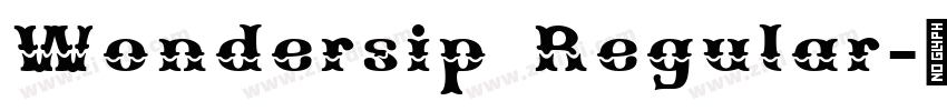 Wondersip Regular字体转换